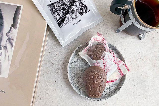 バレンタインにおすすめ、チョコフクロウとコーヒーの詰め合わせギフト