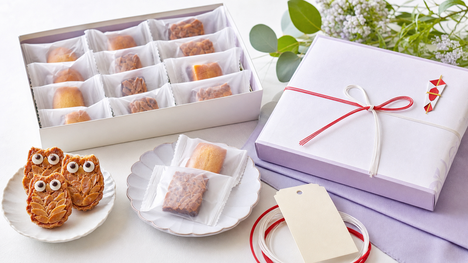 開店祝いのお菓子を選ぶときのポイントを表したイメージ